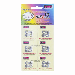 YBN QRS12 12-Speed Quick Release-Safety Link - 6-Set Card