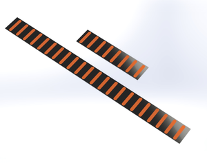 Pro Mud Guard Sticker Front Max Protect Orange RRP