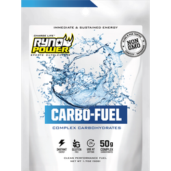 Ryno Power CARBO-FUEL Stimulant-Free Carbohydrate Drink Mix (12-Pack Single Servings)