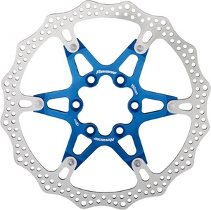 Brake Disc Rotor Reverse Components 160mm Blue