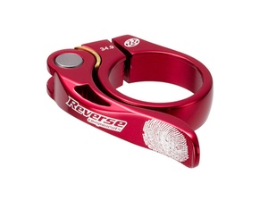 Seat Post Clamp 34.9mm Red Reverse