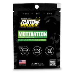 Ryno Power MOTIVATION Focus & Energy Capsules (Single Serving)