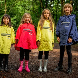 The People's Poncho Kids Navy Medium