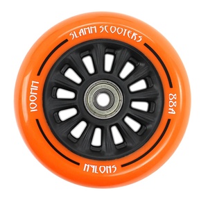 Slamm 100mm Ny-Core Wheels Orange