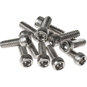 REVERSE 12x Steel Pedal Pins US Size, Large 13mm for Escape Pro + Black ONE + Base (Silver)