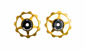 Aluminium pulley set Reverse Gold