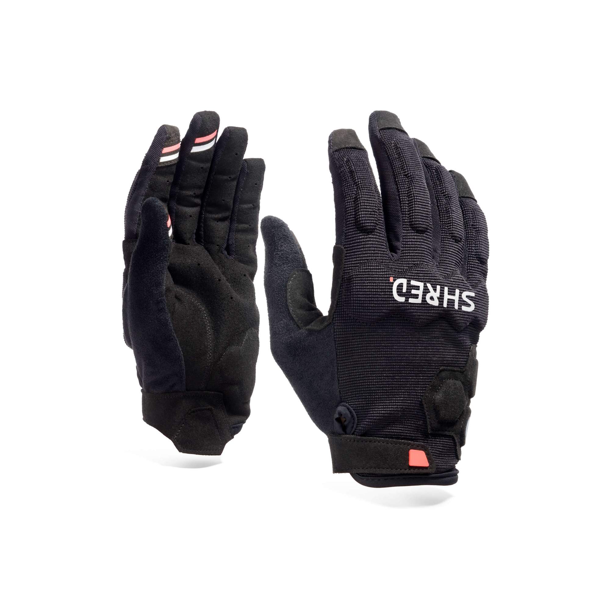 Gloves SHRED MTB Trail Black Large Bike Life Supply Co bikelife.co.nz