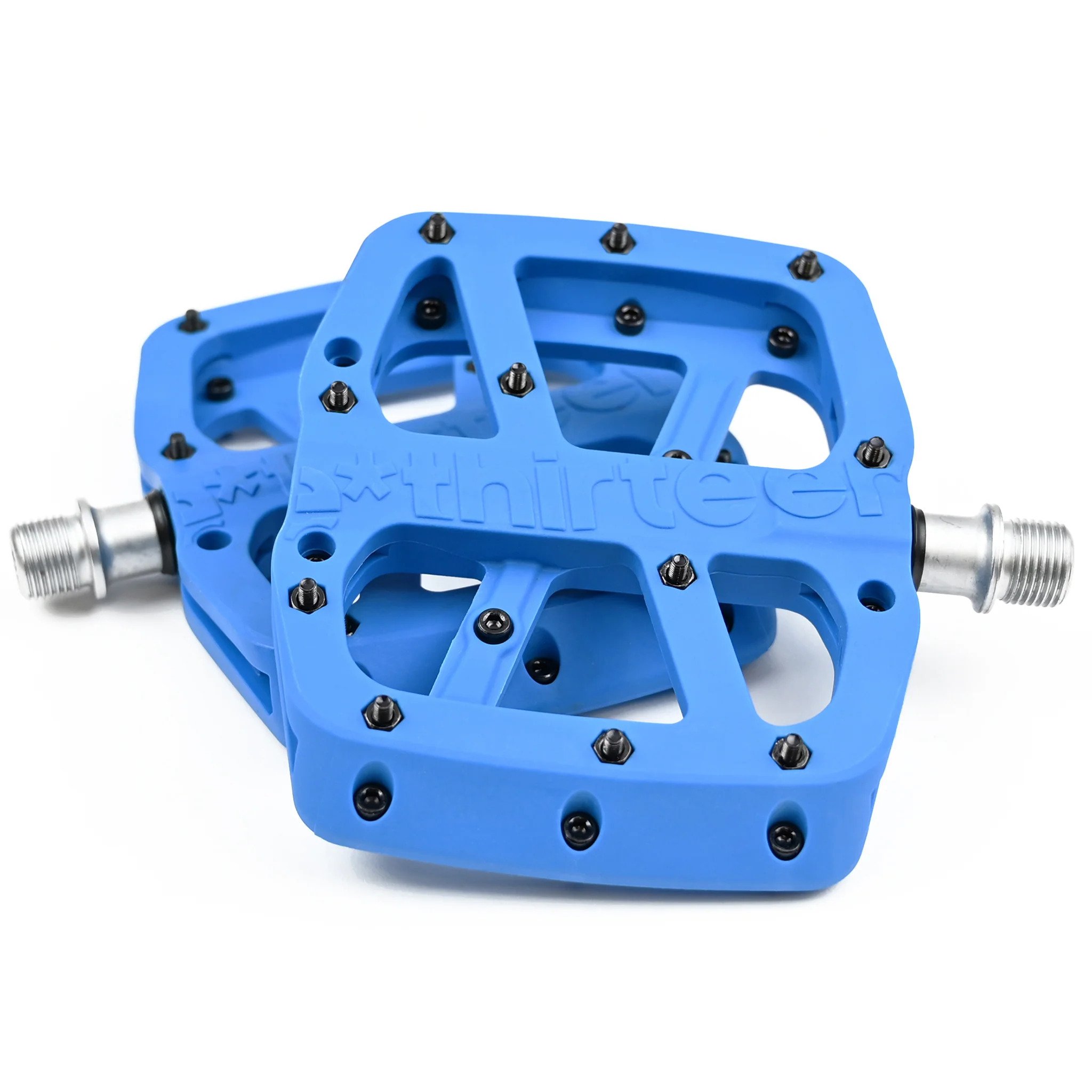Base Flat Pedal Comp Body 22 pins e*thirteen Blue | Bike Life Supply Co ...