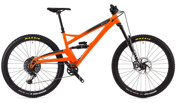 orange frame bike