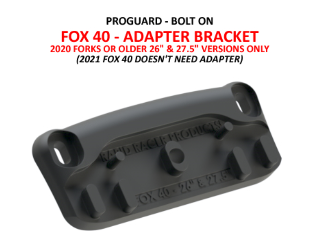 Pro Mud Guard Bolt On Fox 40 Adapter Bracket RRP Bike Life Supply Co